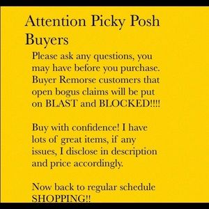 Hello and welcome- NO OUTSIDE POSH SHARING!